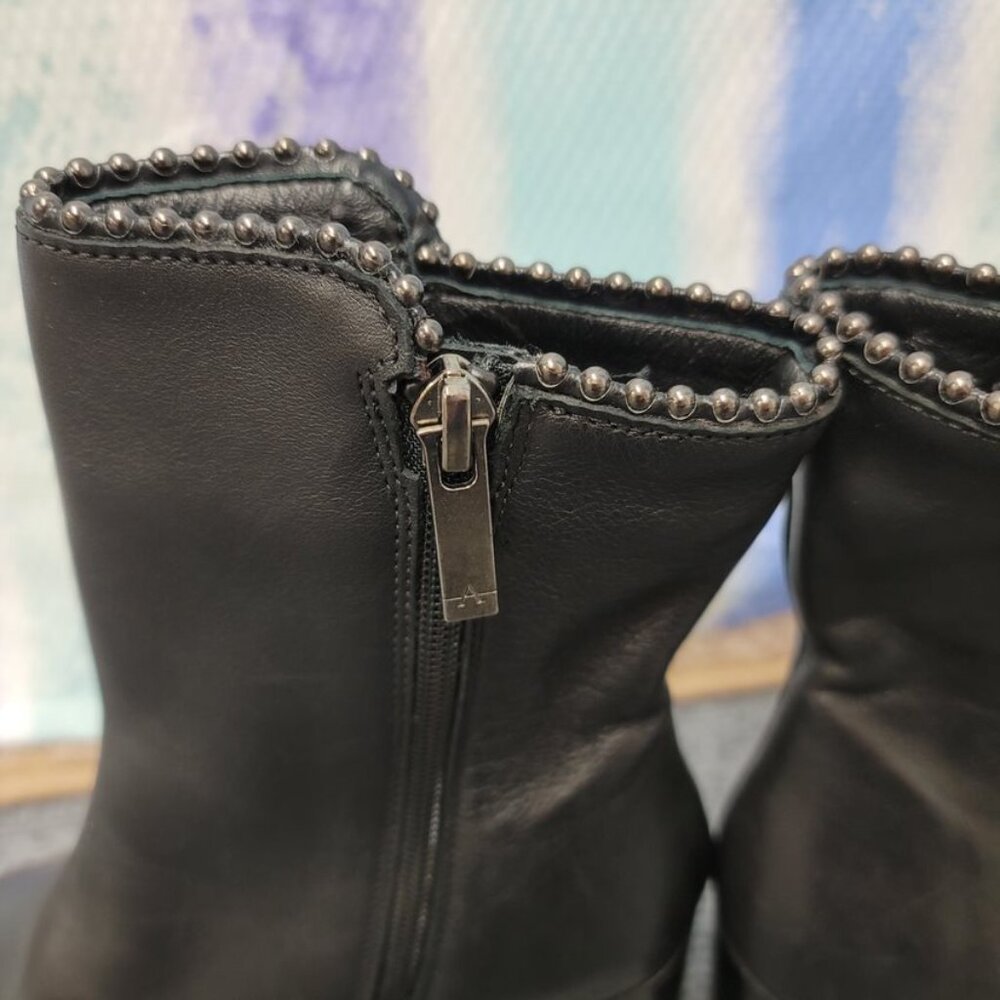 Aquatalia Black Leather Boots - Picture 4 of 5